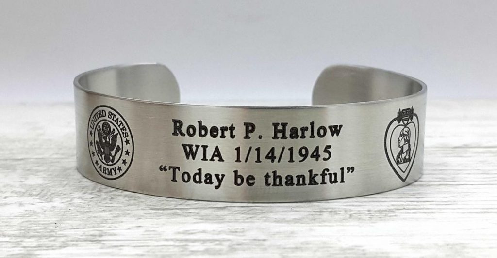 Military remembrance bracelets. Custom Military Bracelet Stainless Steel Cuff Honor the Fallen Hero Remembrance Bracelet KIA Bracelet Loss of Loved One Army Memorial Gift