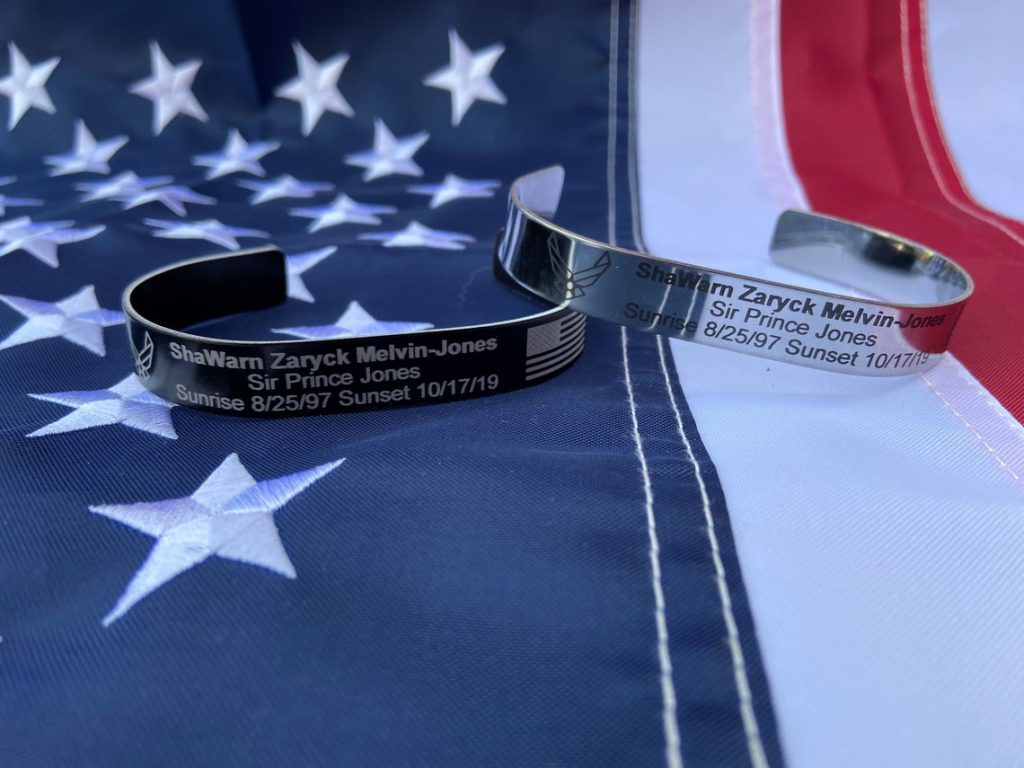 Gift for someone who has lost their dad. Memorial Bracelet Military, KIA, Loss of a loved one, solider, USMC, Navy, Army, Air Force