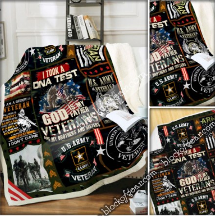 Good memorial gifts Veterans Are My Brothers And Sisters Sofa Throw Blanket Block Of Gear