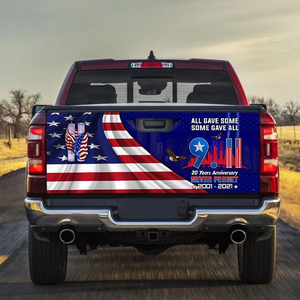 All gave some patriotic tailgate wraps