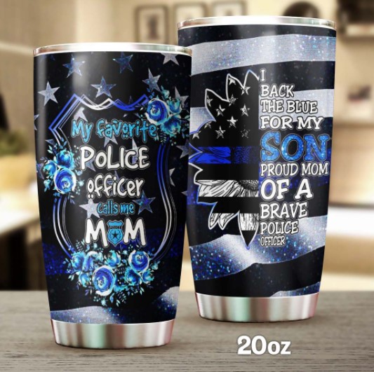 Birthday wishes for Navy officer A Brave Police Officer Tumbler