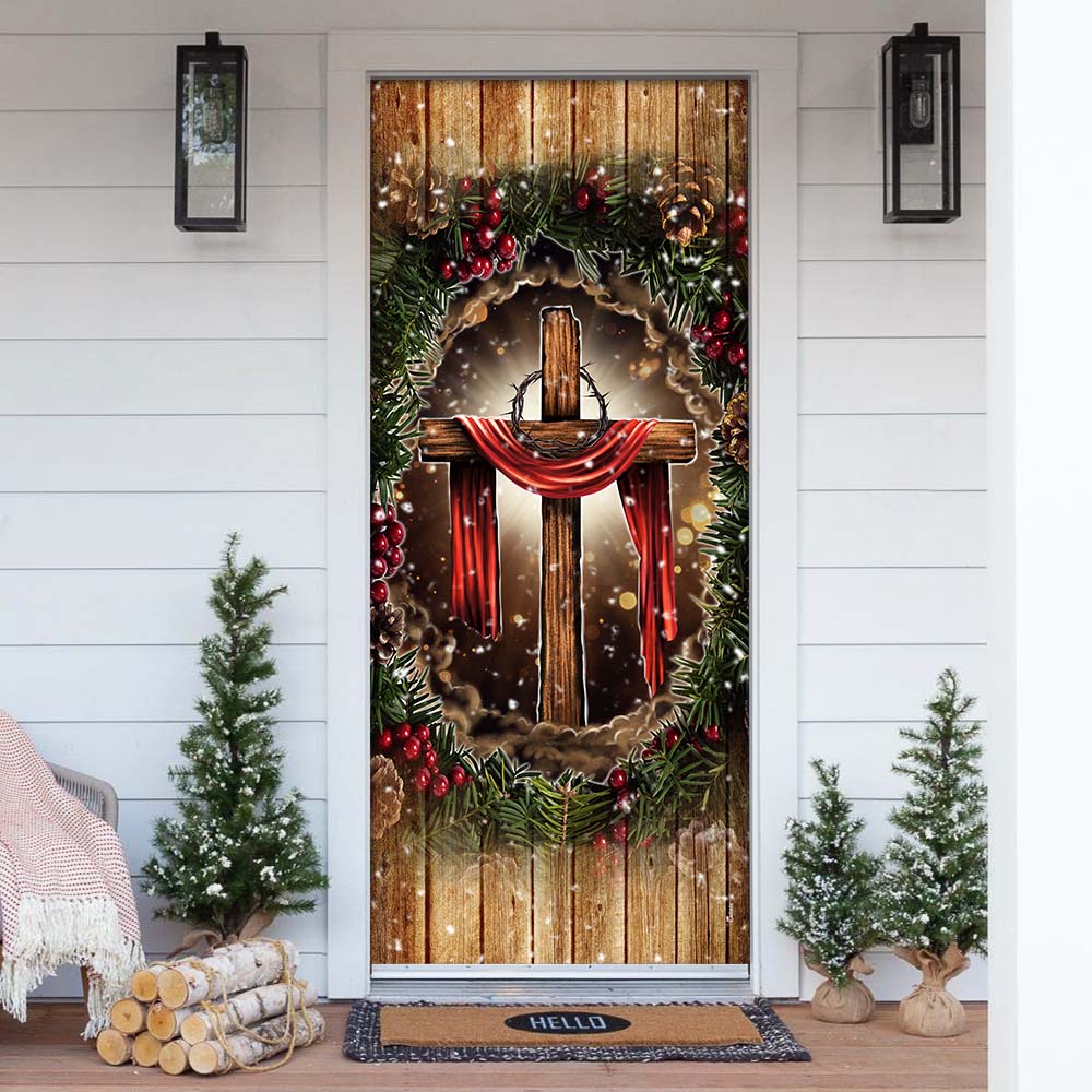 Christian Cross Door Cover