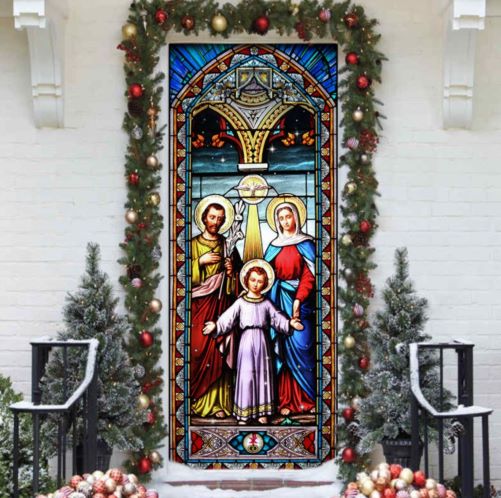 Christian Door Decorating Ideas Holy Family Door Cover Door Decor