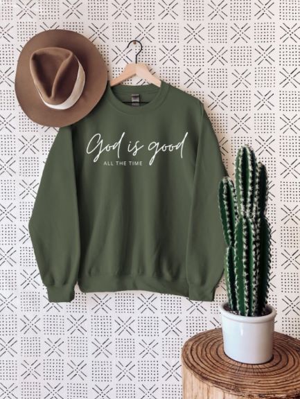 Cute Christian Sweatshirts God Is good Sweatshirt Christian Sweater, Jesus Clothing, Faith Sweatshirt, Jesus Faith Sweatshirt, Bible Verse Sweatshirt, Bible Shirt