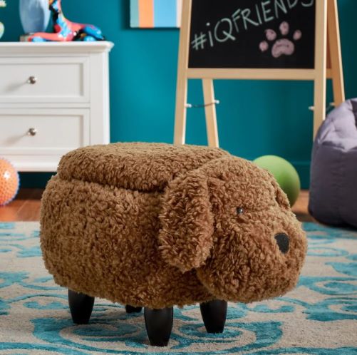 Dog Birthday Ideas - Animal Bean Bag Chair for Kids, Soft Cozy Animal Chair for Bedrooms