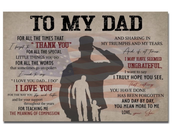 Father's Day Gift Army gifts for Dad Military Dad Gifts