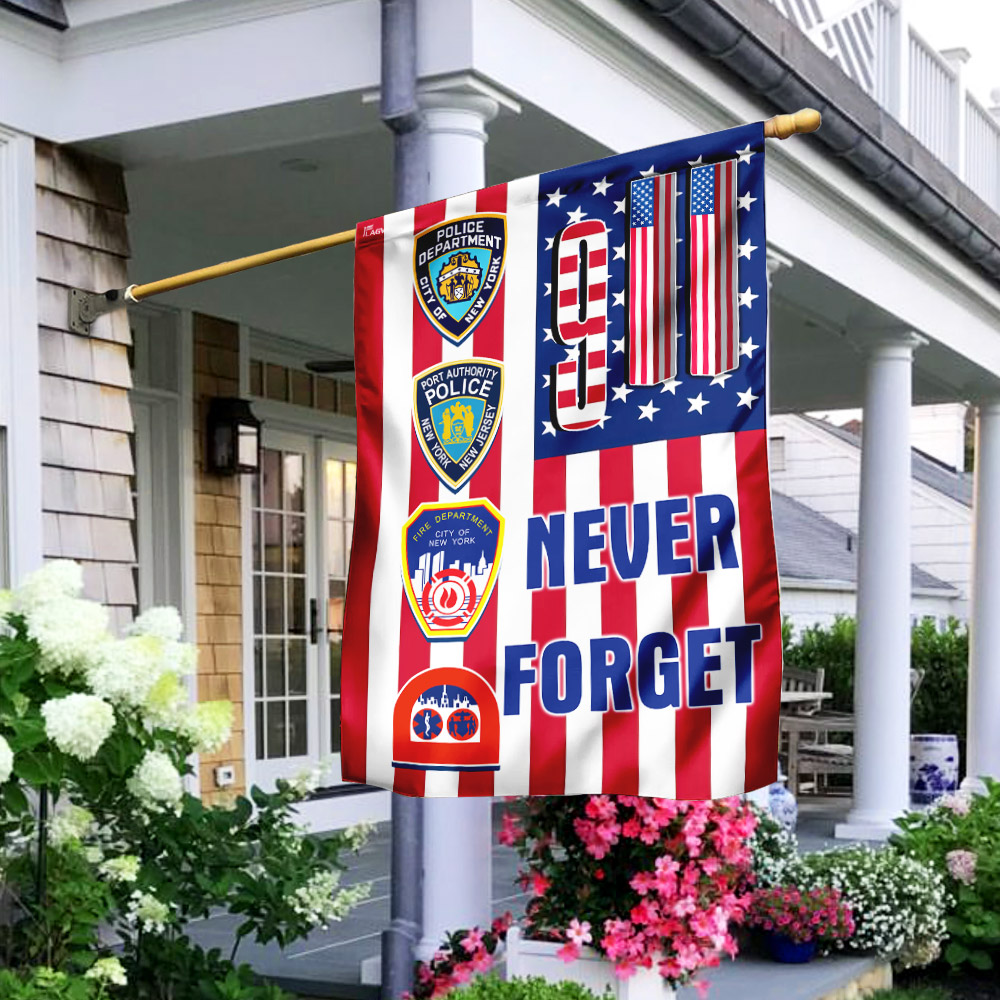 First Responder American Flag FLAGWIX ™ Never Forget September 11 Flag