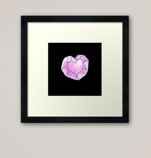 Heart Stand Image In Love And War Framed Print