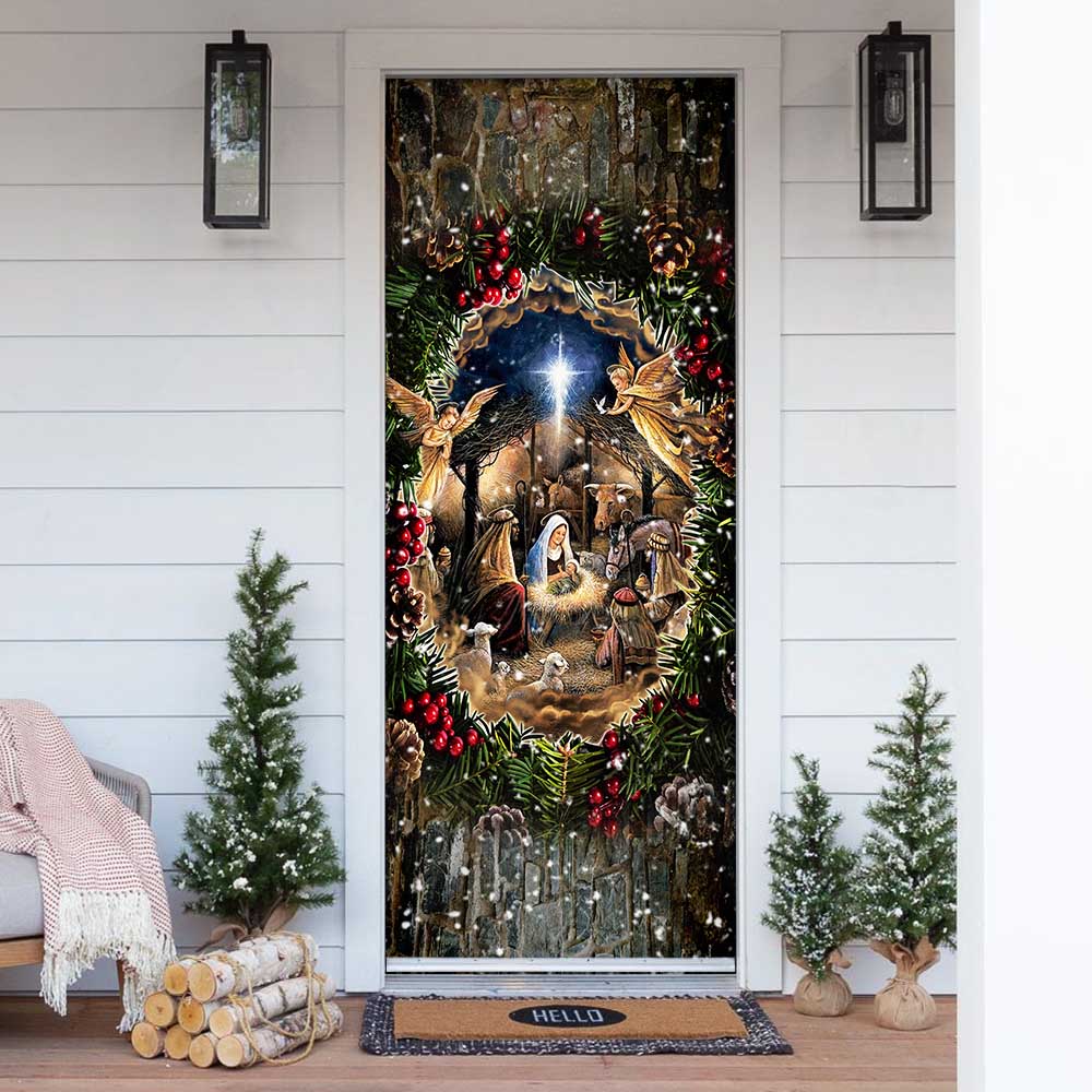 Jesus Is Born Door Cover