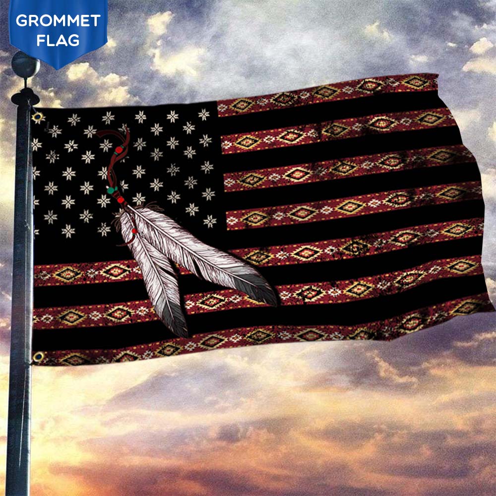 Native American Pride Grommet Flag