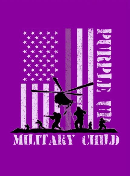 Pictures Of Injured Us Army Purple Up Military Child Poster