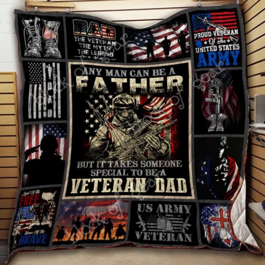 Vietnam veteran quilt Veteran Dad Quilt