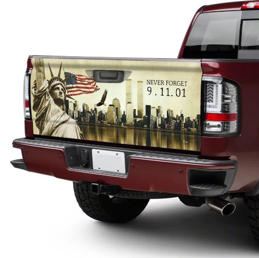 never forget 911 patriotic truck wraps