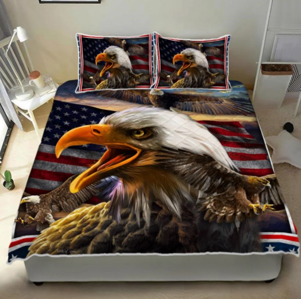 us army quilt army quilt army bed set patriotic bald eagle quilt bed set