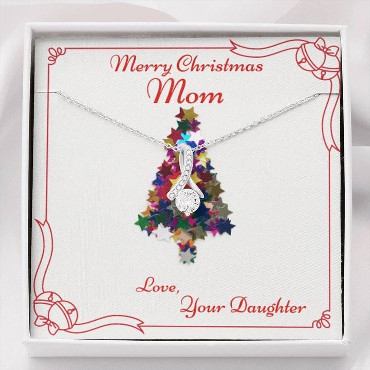 what to get for christmas Merry Christmas Mom Alluring beauty necklace