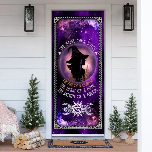 witch decor for halloween halloween decor ideas the soul of a witch door cover