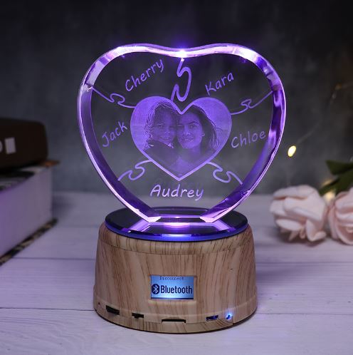 Custom love crystal puzzle valentines day gifts for mom