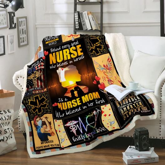 Great Nurse Mom Sofa Throw Blanket nurse mom gifts