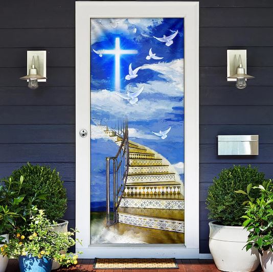 Jesus Door Cover Go To Heaven