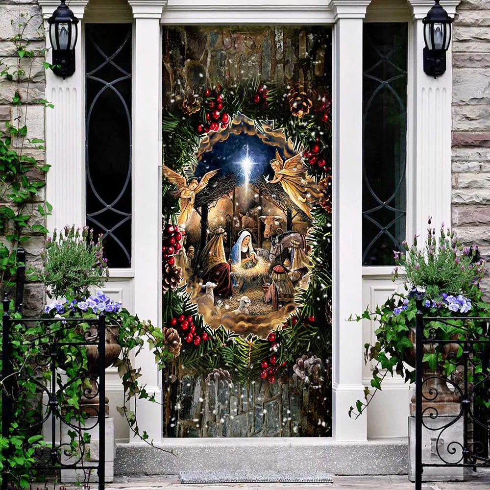 Jesus Is Born Door Cover