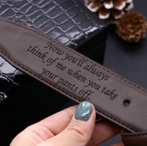 Personalized Fathers Day Gifts Custom Men's Belt