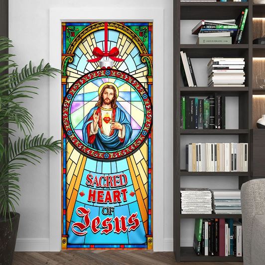 Sacred Heart Of Jesus Door Cover
