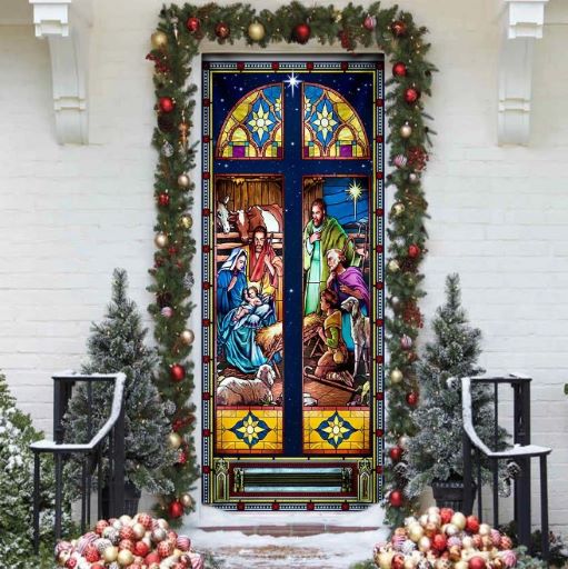 born day of jesus christ door cover