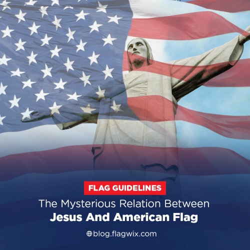 Jesus and American flag