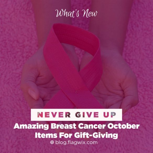 Never Give Up - Amazing Breast Cancer October Items For Gift-Giving