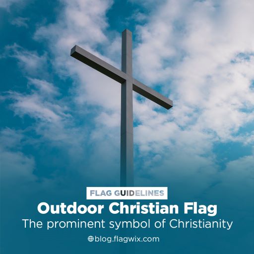 Outdoor Christian Flag