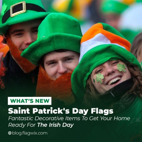 Saint Patrick Day Flags