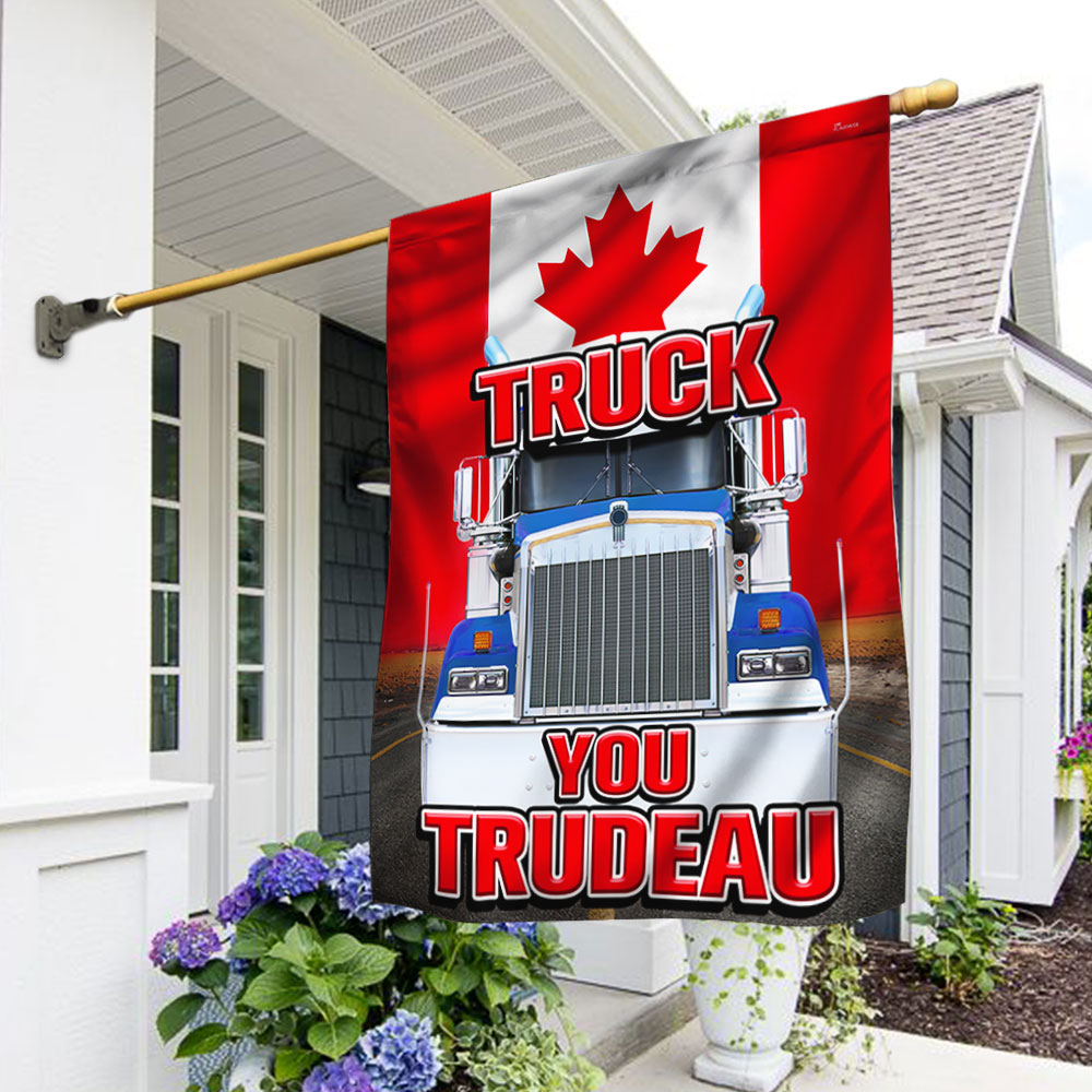 Truck You Trudeau Flag, Freedom Convoy 2022, Truckers For Freedom, Canadian Trucker, Mandate Freedom, Thank You Truckers