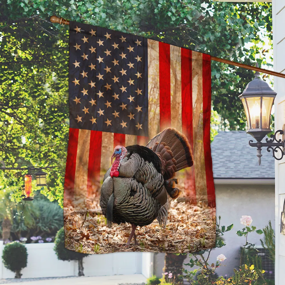 Turkey Flag Turkey Hunting American Flag