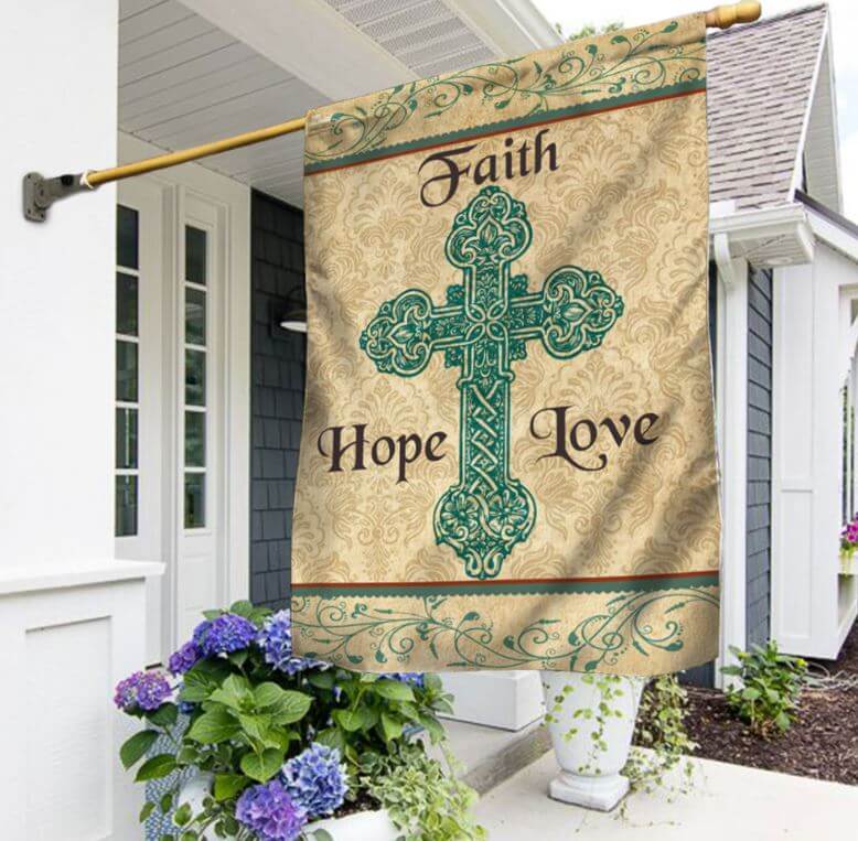 faith hope love flag