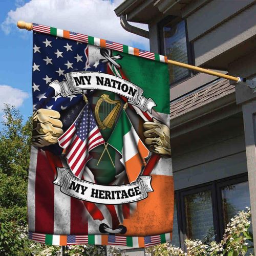 irish flag waving