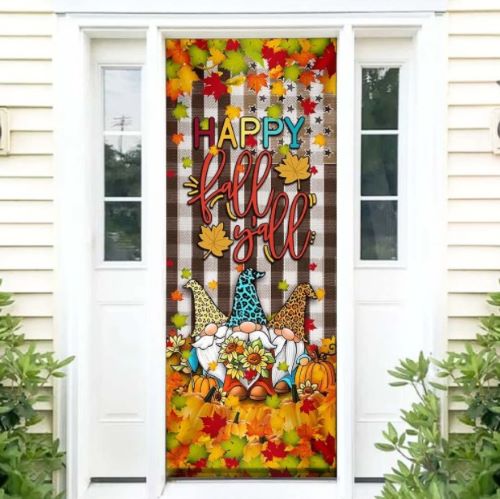 thanksgiving door decoration door cover