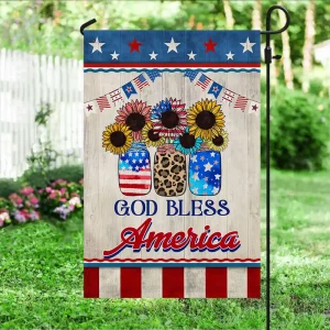 4th of july garden flag
