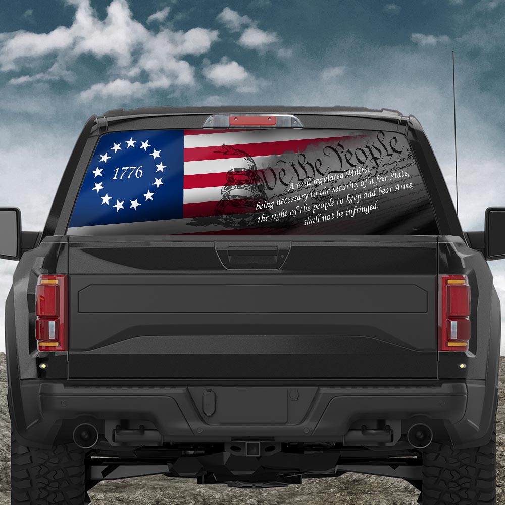 Betsy Ross 1776 Rear Window Decal