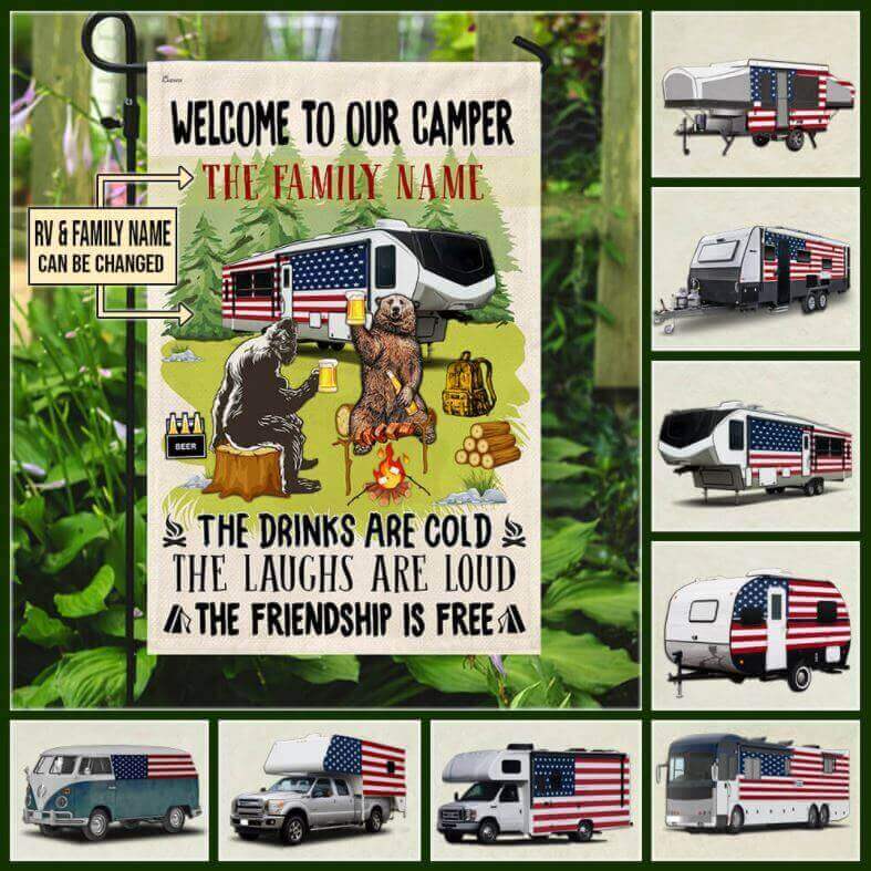 Custom Camping Flag