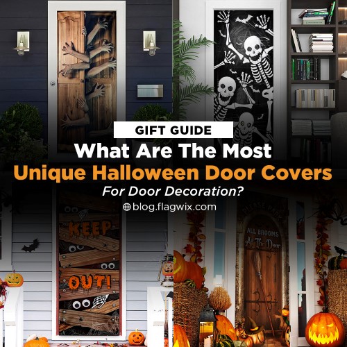 Door cover halloween