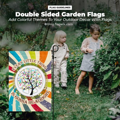 Double Sided Garden Flags