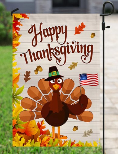 Happy Thanksgiving flag