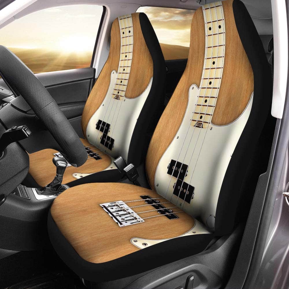Bass Guitar Car Seat Cover