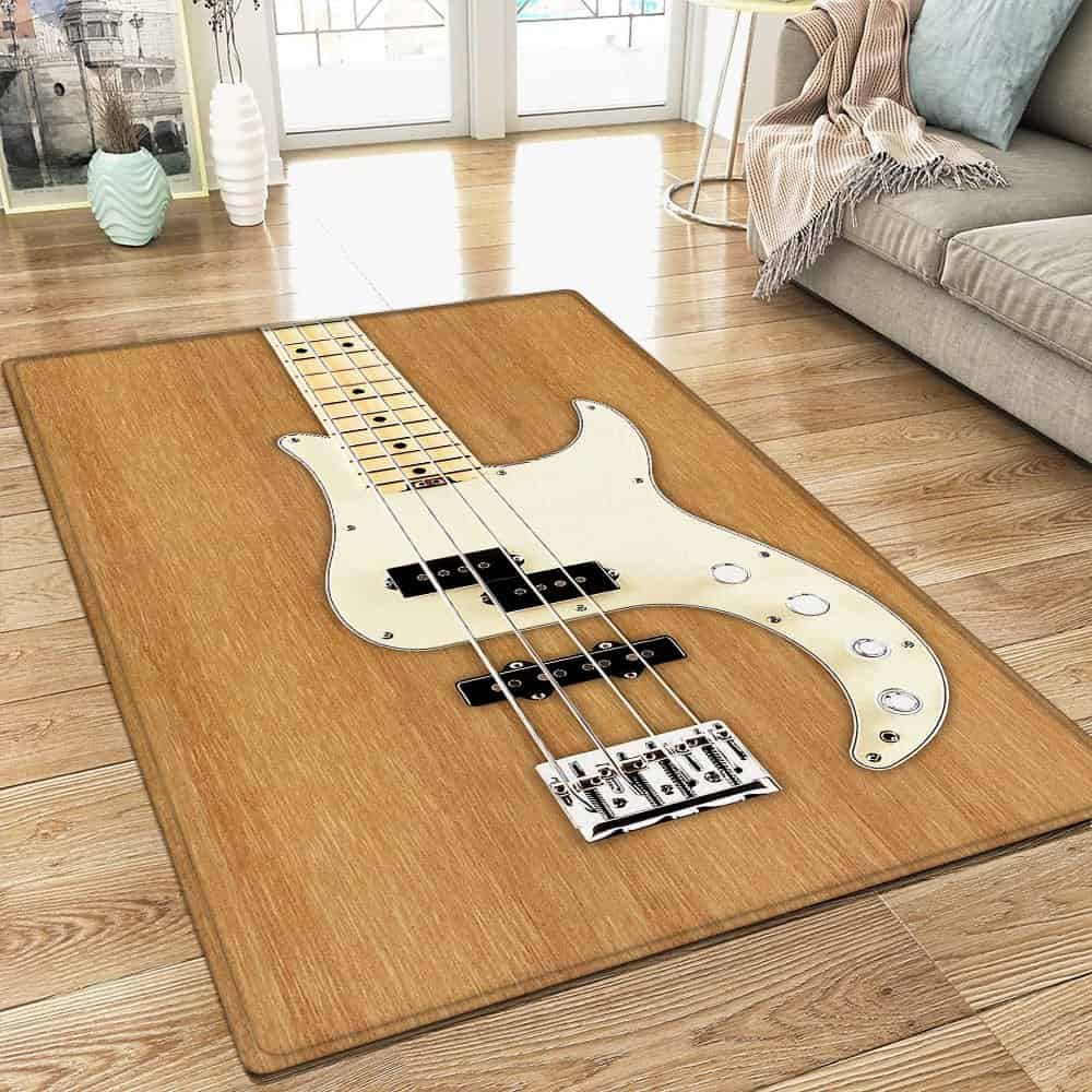 Bass Guitar. For The Love Of Bass Rug