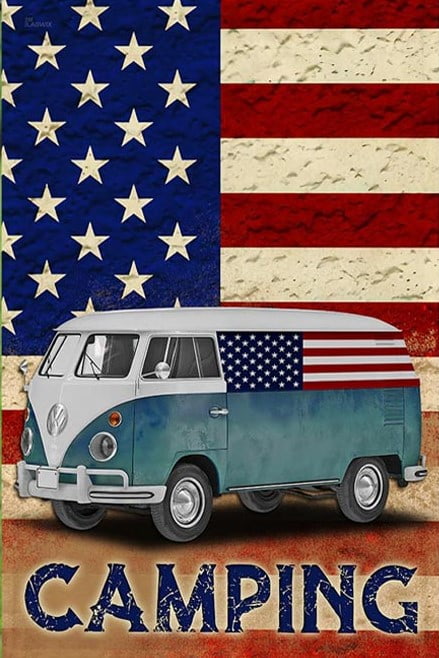 Camping RV Customized Flag