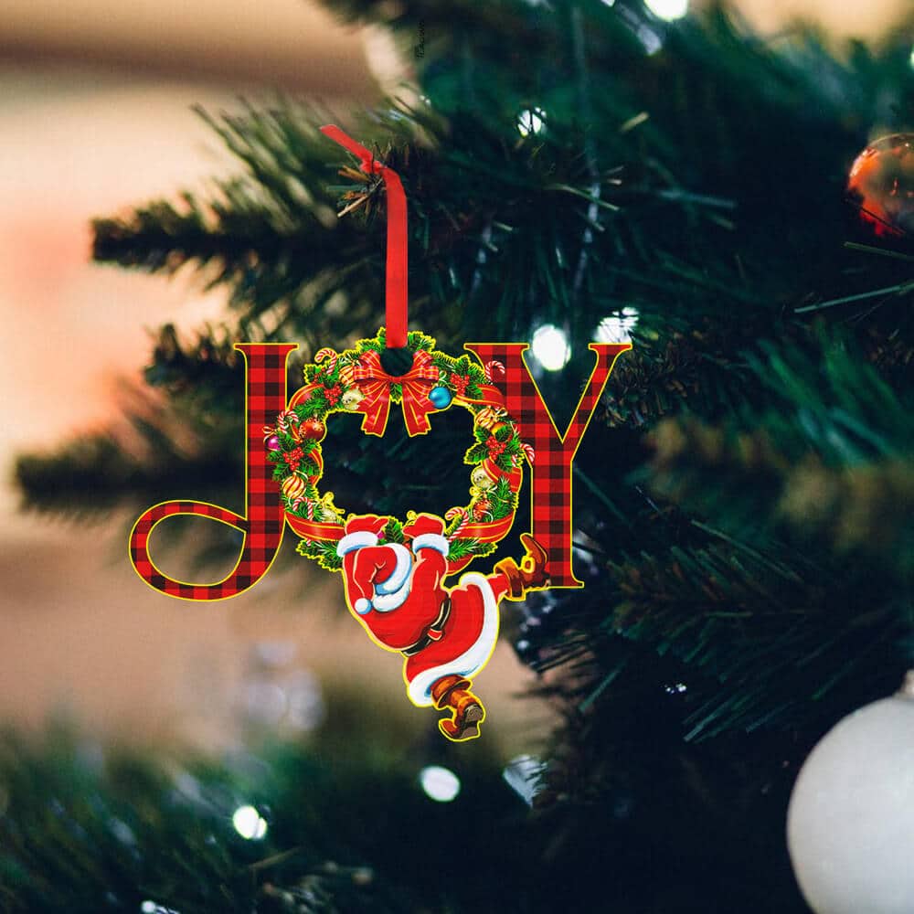 Christmas Custom Shaped Ornament Joy