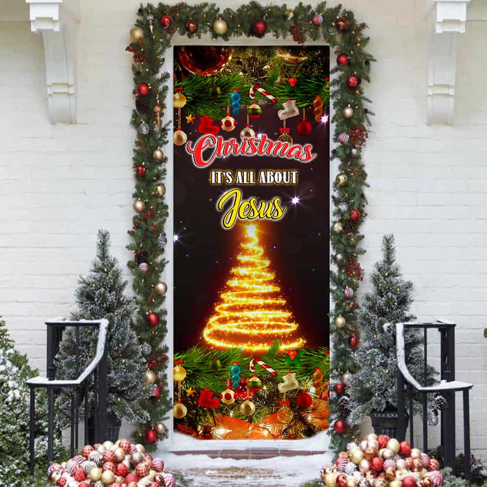 Christmas Door Cover, Christmas It’s All About Jesus