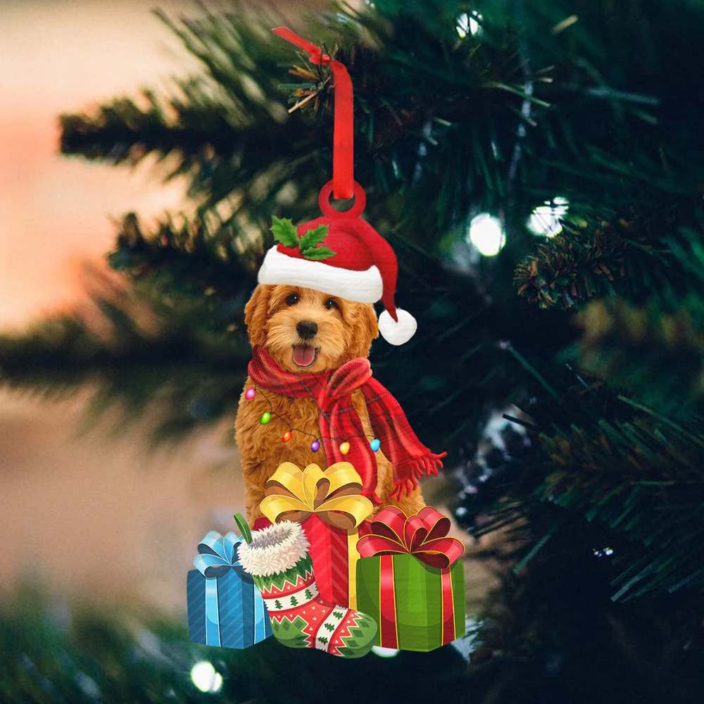 Christmas Goldendoodle Ornament