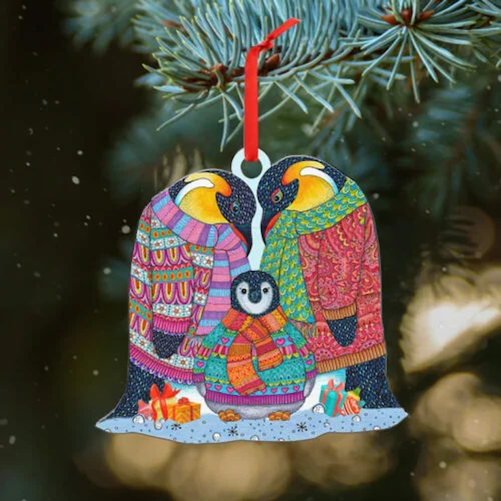 Christmas Penguin Custom – Shaped Ornament - Penguin fun christmas ornament