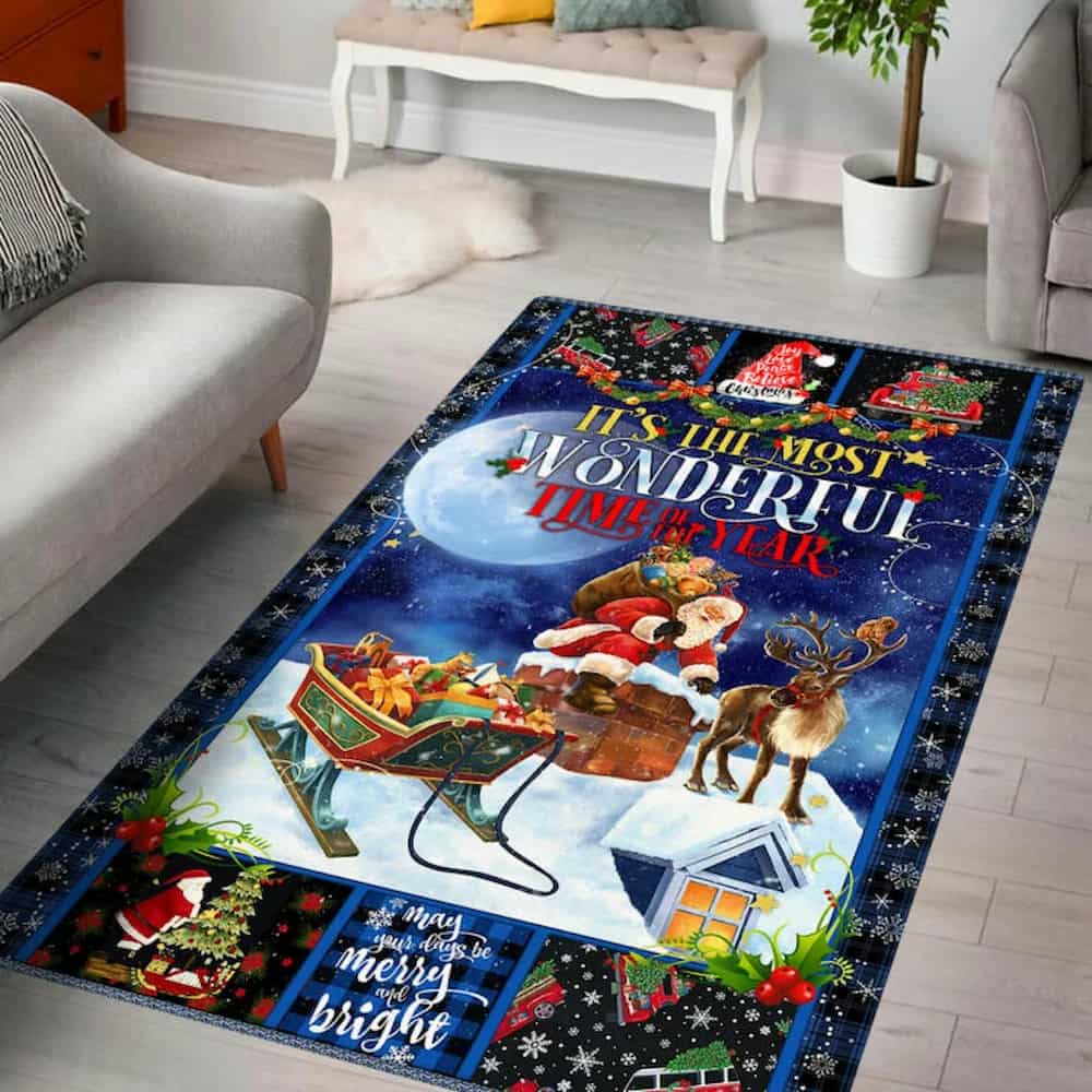Christmas Rug It’s The Most Wonderful Time Of The Year